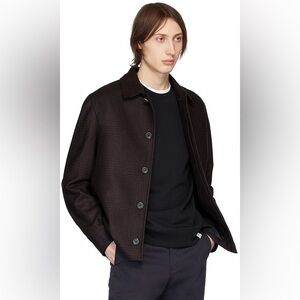 Norse Projects: Elliot Jacket Burgundy Over-dyed Wool